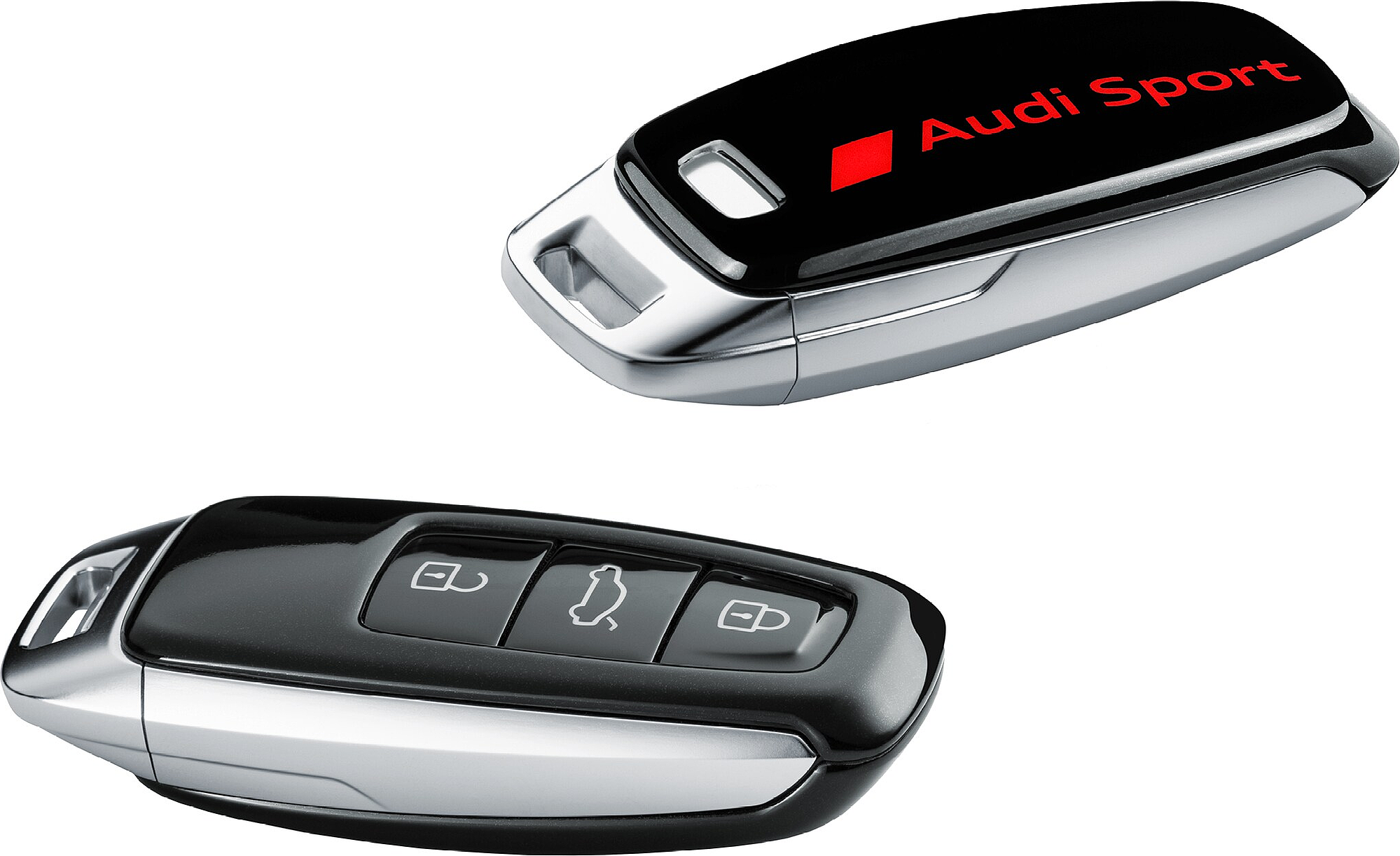 Audi - Couvercle de clé avec logo Audi Sport, noir