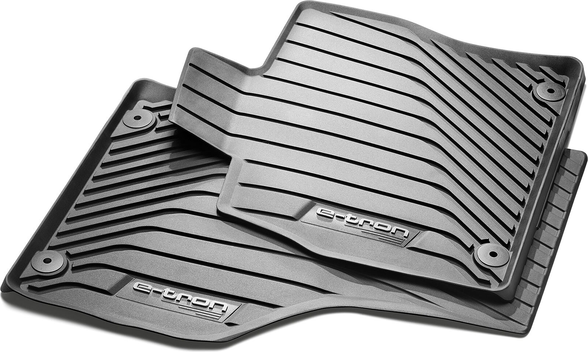Tapis De Sol Caoutchouc Gledring Noir Pour Citroën C3 IV (2024-) - Set 4 Pièces, Rebord 13mm, Antidérapant, Protection Durable