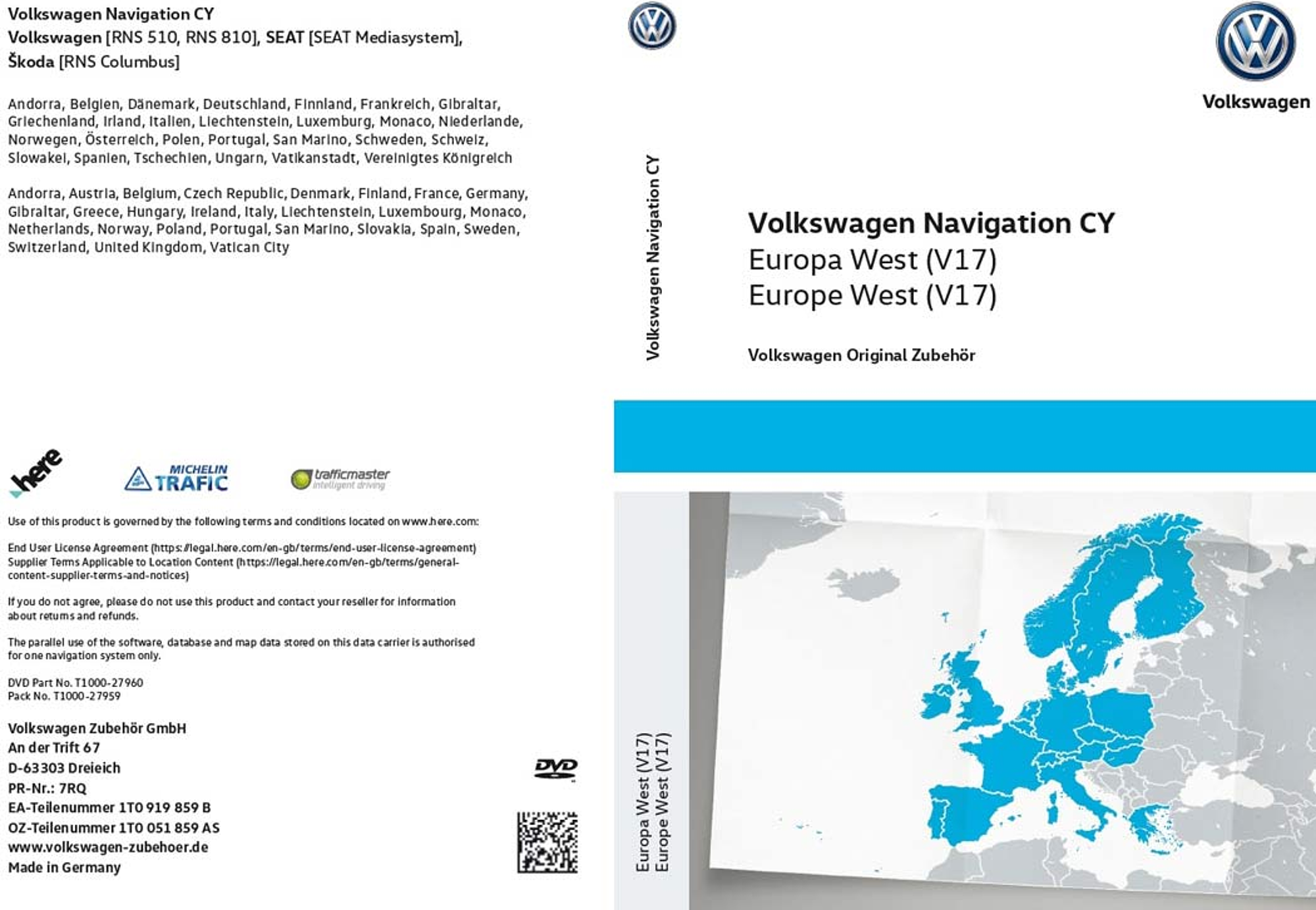 bijnaam leer begin Volkswagen - DVD-ROM voor navigatiesysteem