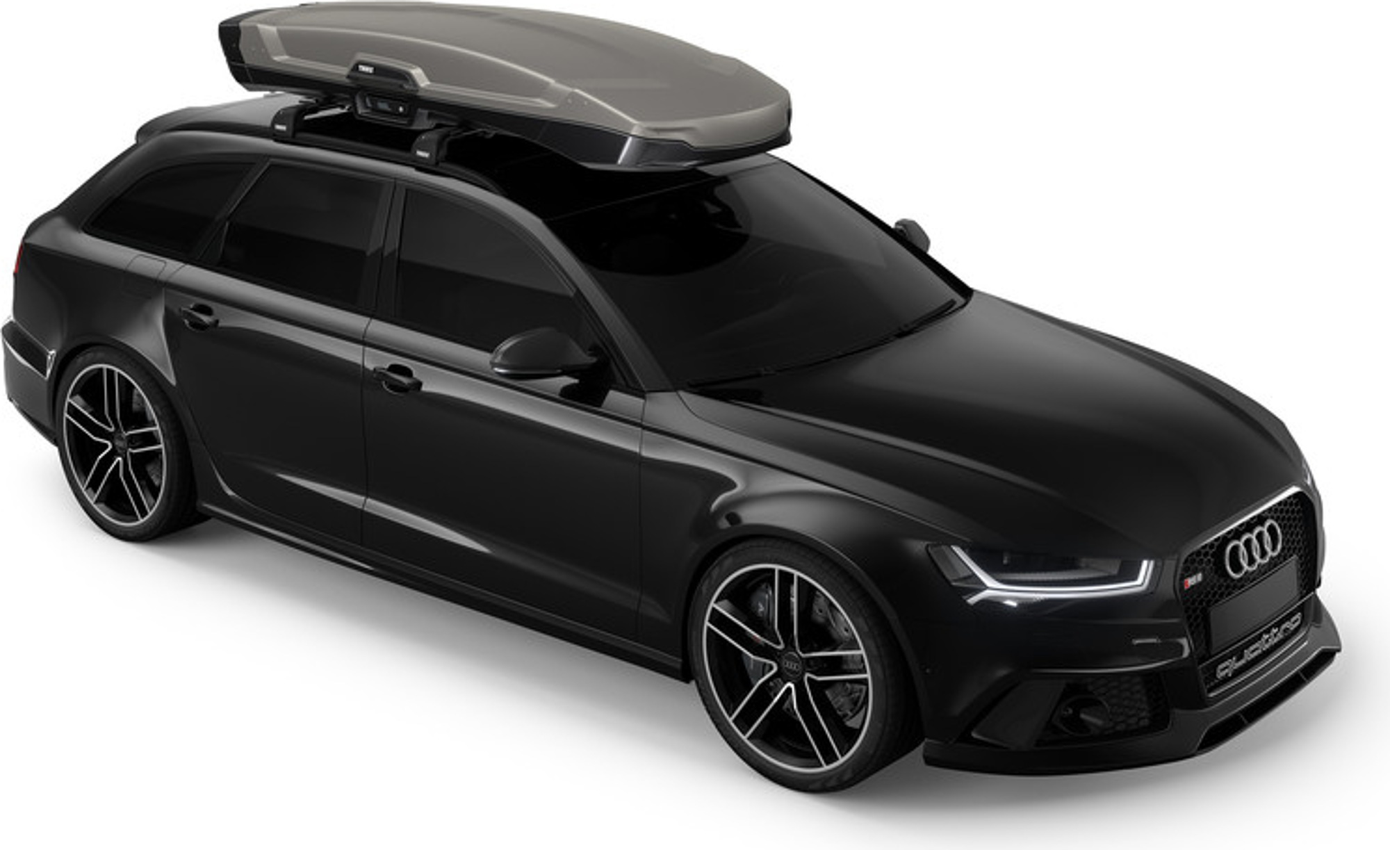 landheer stormloop Verwisselbaar Audi - Dakkoffer Vector Alpine - Titan Matte